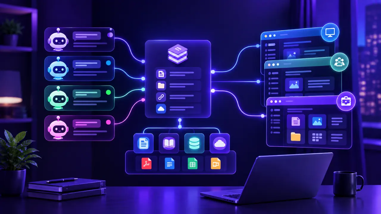 How to manage multiple AI agents, workspaces, and knowledge bases in Chatley